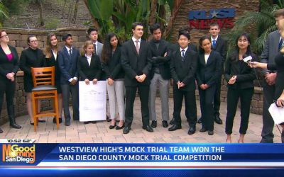 Winners of the 2018-2019 San Diego County High School Mock Trial Competition